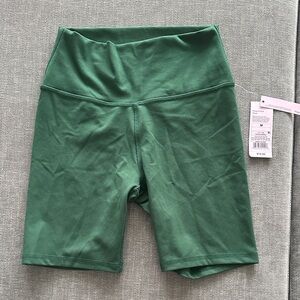 Green Women's Biker Shorts